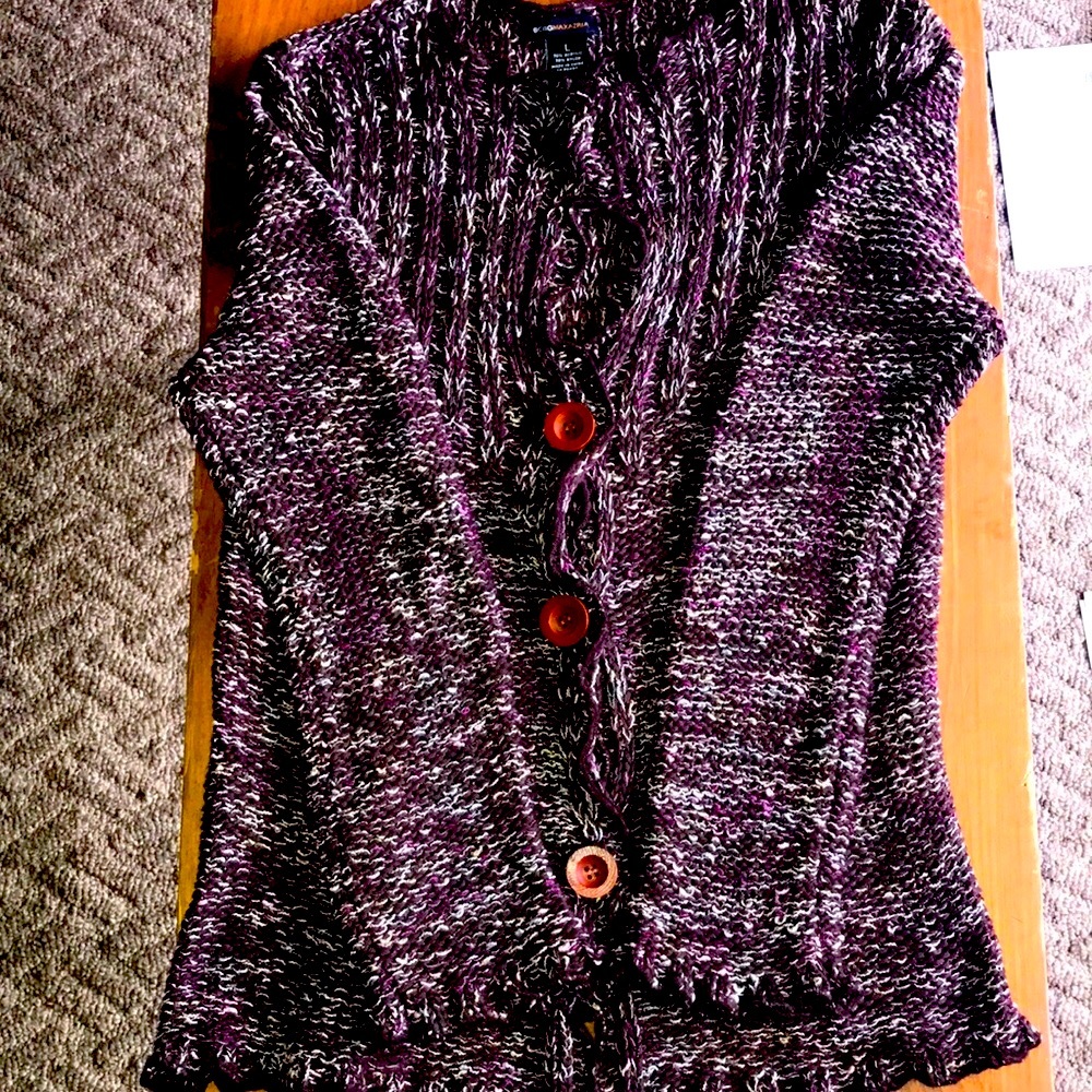 BCBG Sweater Marled Weave